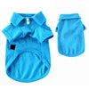 Soft Cotton Classic Solid Plain Dog Polo Shirt Coat for Pets Candy Colors Summer/Spring Seasons XS/XXL Sizes