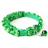 High Quality Luxury Elegant Polyester Dog & Cat Collar Cute Dots Airtag Ring Braided Quick Release Bell Small Animal Friendly