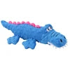 Wholesale Squeaky Plush Crocodile Dog Chew Toy Soft Stuffed Animal for Cats Dogs Cute Cartoon Style Durable for Teething Puppies