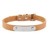 Wholesale Custom Dog Collars XL-XXL Size Solid Pattern PU Leather Stainless Steel Name Tag Personalized Engraving Pure Black