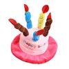 Adjustable Eco-Friendly Breathable GorisPet Pet Birthday Hat Dogs Cats-Soft Plush Material Print Ins Colorful Summer Spring