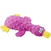 Durable Eco-Friendly Funny Squeaky Duck Dog Chew Toy with Crinkle Paper Inside Plush Bird