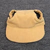 Solid Canvas Pet Sun Hat with Ear Holes-Adjustable Baseball Cap for Dogs & Cats Summer UV Protection Hair Accessories