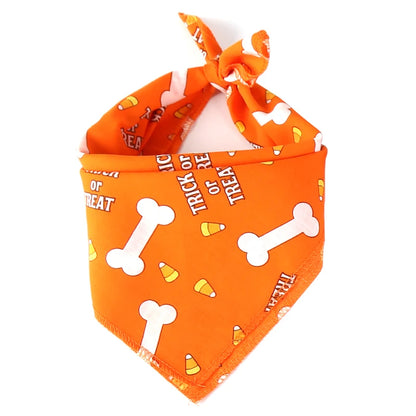 Wholesale Bone Star Print Polyester Cotton Dog Bandana Bone Star Print Soft Washable Reversible Neck Scarf for Small Large Pets