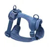 Luxury Eco-Friendly Classic Small Large Dogs Polyester Fiber Adjustable Solid Pet Harness D-Ring Perfect Matching Dog Leashes