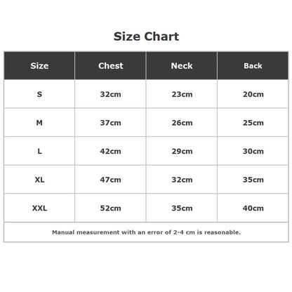 Cute Peach Printing Yorkie Chihuahua Dog Polyester Vests with Harness Ring for Summer Spring Classic Design Wholesale