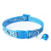 High Quality Nylon Neck Collar with Cute Print and Bell for Small Dogs Fashionable Pet Leash for Summer Spring Winter