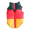 Warm Polyester Padded Leisure Mediterranean Design Dog Harness Vest Pet Winter Coat with Geometric Pattern