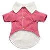Hot Sale Luxury Wool Material Winter Pet Coat Dogs S-XXL Traditional Style Corduroy Cotton Popular Clothes With Leash Ring