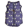 Plaid Pattern Polyester Cotton Padded GorisPet Winter Pet Coat for Small Dogs-Cold Weather Protection Sport Modern