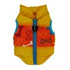 Warm Polyester Padded Leisure Mediterranean Design Dog Harness Vest Pet Winter Coat with Geometric Pattern