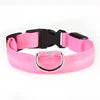 LED Luminous Eco-Friendly Modern Dog Collar Nylon Glowing USB Rechargeable Flashing Light-Up Safety Collar for Night Walking
