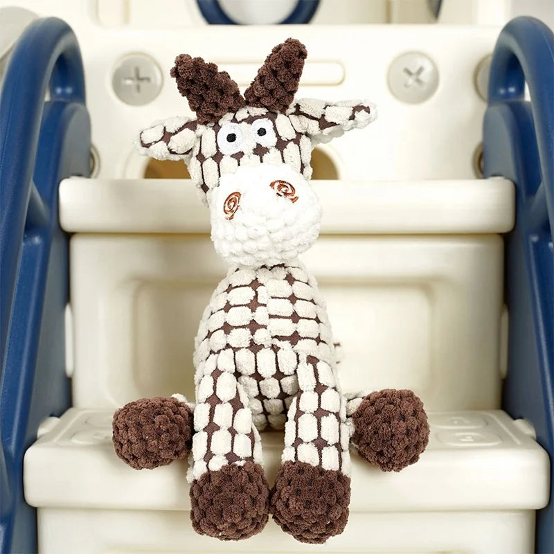 High Quality Durable and Funny Plush Dog Chew Toys Washable Tough Pet Toy Made of Rope Cotton and PP Packed in a Bag