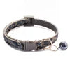 Camouflage Print Tactical Dog Cat Collar-Colorful Nylon Safety Buckle Bell Adjustable Training Ribbons 12 Colors Available All