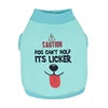 Eco-Friendly Modern Dog Coat with Tongue and Smiling Face Prints Polyester Fleece Material Winter/Fall/Spring Use