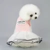 Elegant Lace Design Summer Dress for Small Pets Classic Striped Luxury Cute Pet Apparel Accessories for Dogs for Spring Season