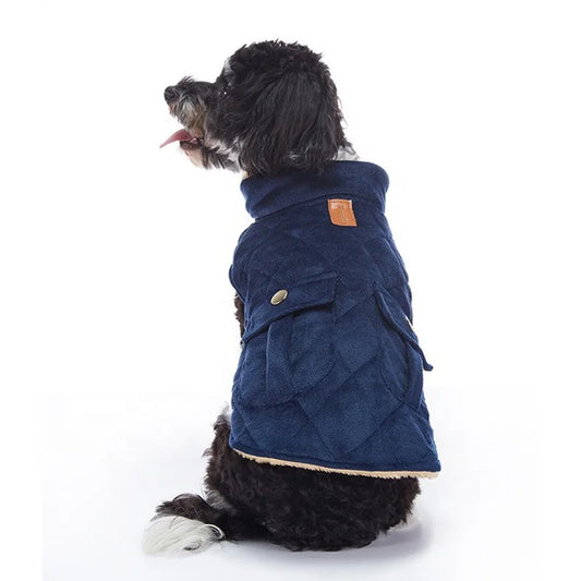 High Quality Popular Luxury Comfortable Dog Cat Waterproof Fleece Polyester Vest Coat Autumn Winter Warm Small/Medium/Large