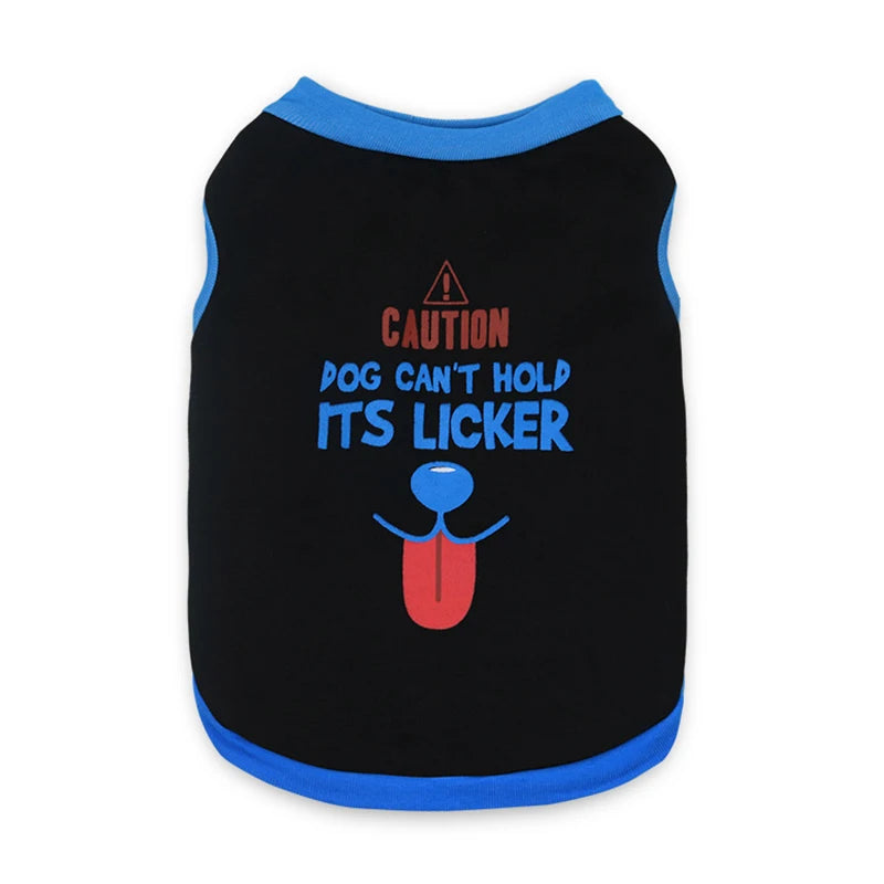 Eco-Friendly Modern Dog Coat with Tongue and Smiling Face Prints Polyester Fleece Material Winter/Fall/Spring Use