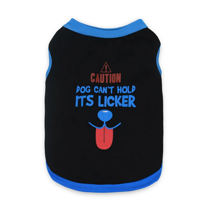 Eco-Friendly Modern Dog Coat with Tongue and Smiling Face Prints Polyester Fleece Material Winter/Fall/Spring Use