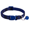 High Quality Adjustable Nylon Dog Collar Classic Plaid Design with Colorful Bell for Small Pets' Training