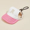 Adjustable Comfortable Eco-Friendly Breathable Solid Canvas Cats Pet Hat Summer Fashion Sport Style Baseball Ear Cap Flat