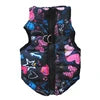 Warm Polyester Padded Leisure Mediterranean Design Dog Harness Vest Pet Winter Coat with Geometric Pattern