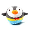 Cute Small Animal Eco-Friendly Plush Dog Toy Rabbit Penguin Chick Bear Ball Shaped Squeaky Toy Bulk