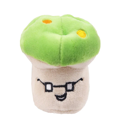 Cute Durable Plush Dog Toy Small Pets' Chew Toy in the Form of a Mushroom