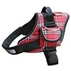 Classic Pattern Tactical Chest Harness for Big Dogs with Reflective Stripe Pattern D Ring Pocket Included Made of Durable Nylon