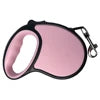 Nylon Retractable Dog Slip Lead Durable Fashion Solid Candy Color with Ribbons for Small Dogs Hands-Free