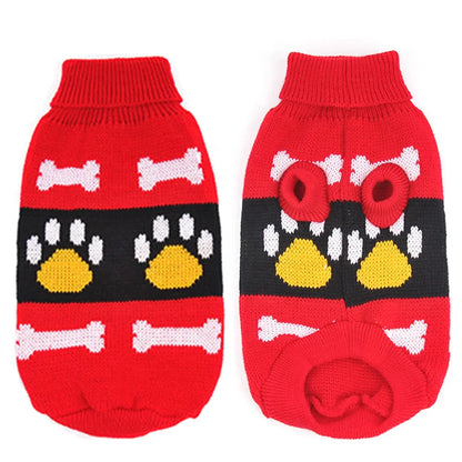 Lovely Paws Easy Knit Acrylic Floral Pattern Dog Sweater Cute Elastic Free XXXL Size for Fall and Winter Sustainable Features