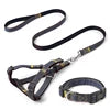 Premium Quality Durable Denim Dog Leash Harness Set Stylish Fur Collar Simple Design Small Medium Sizes for Cats Furry Friends