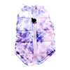 Warm Polyester Padded Leisure Mediterranean Design Dog Harness Vest Pet Winter Coat with Geometric Pattern