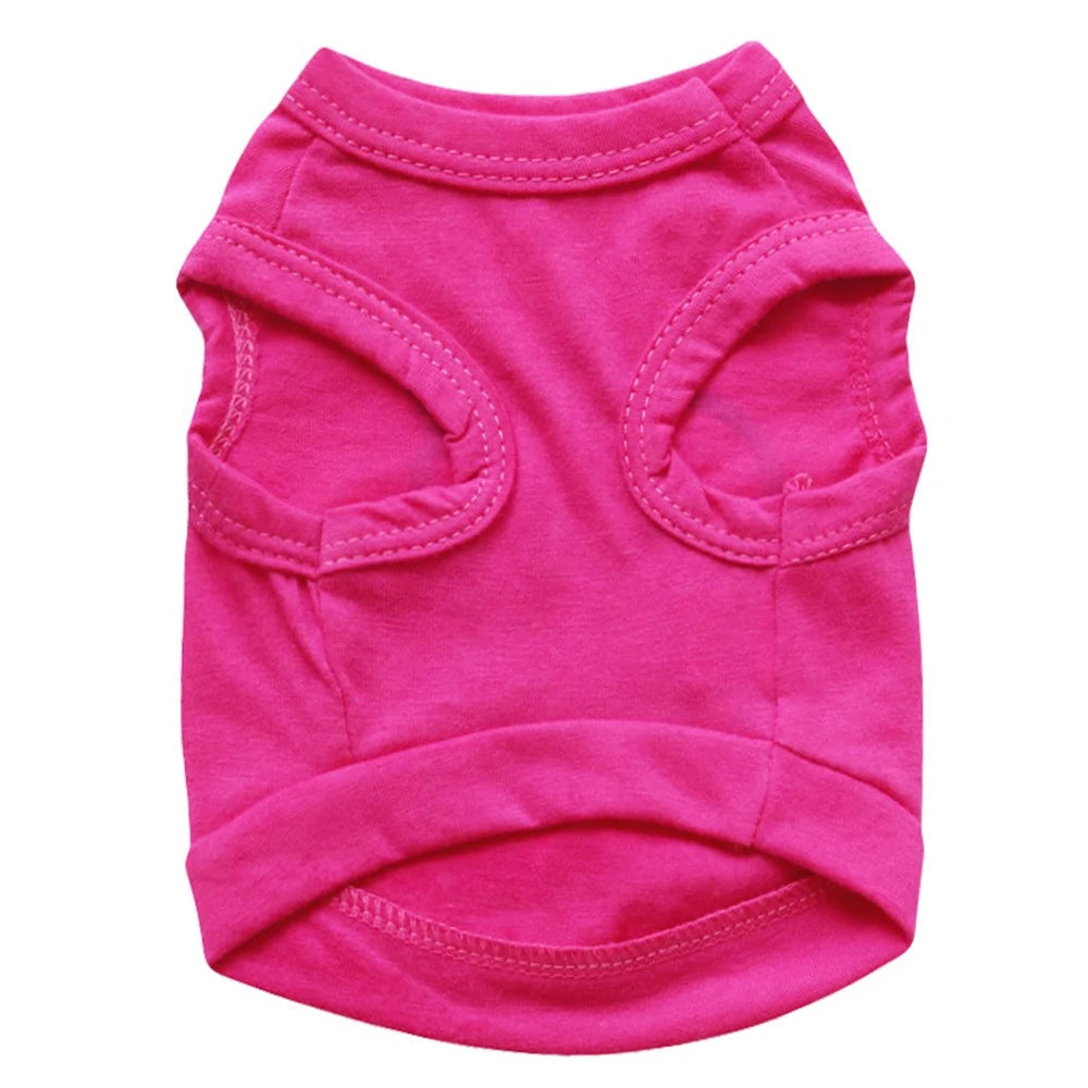Cute Pink Skull Print Cotton Dog T-Shirt XS Pet Tee Modern Style Apparel Accessory for Summer and Spring Stocked Coats